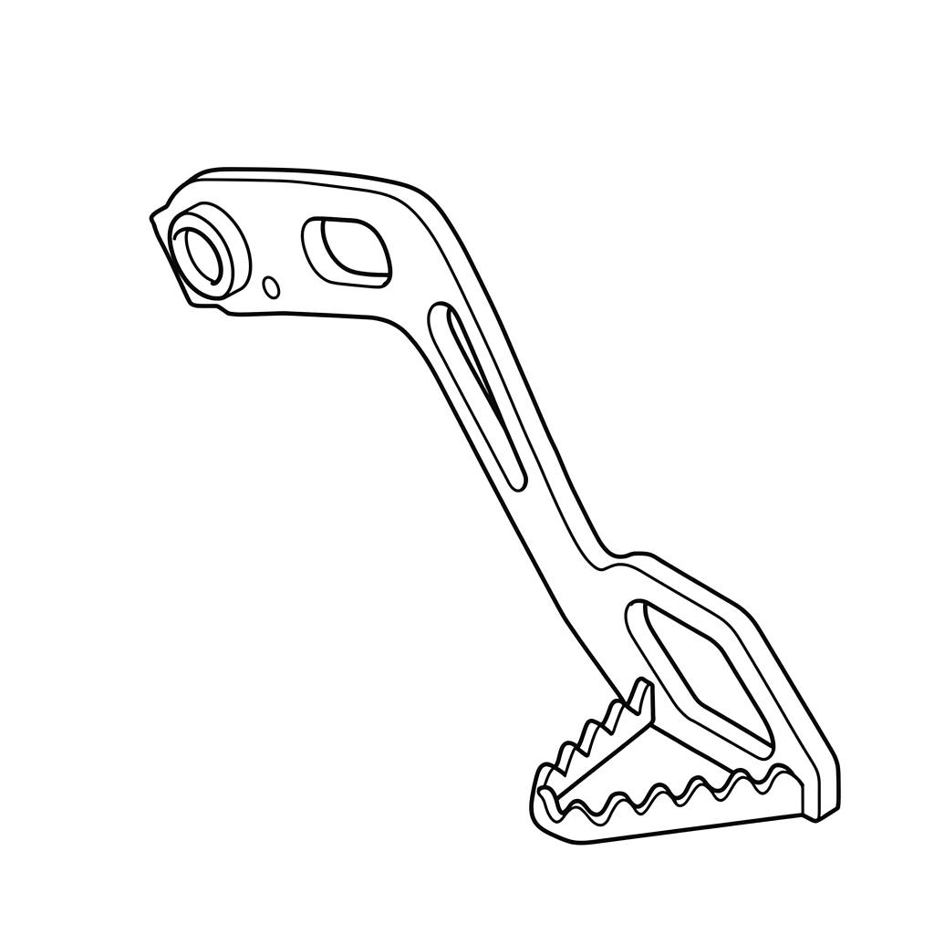 Rear Brake Lever / Pedal - OEM